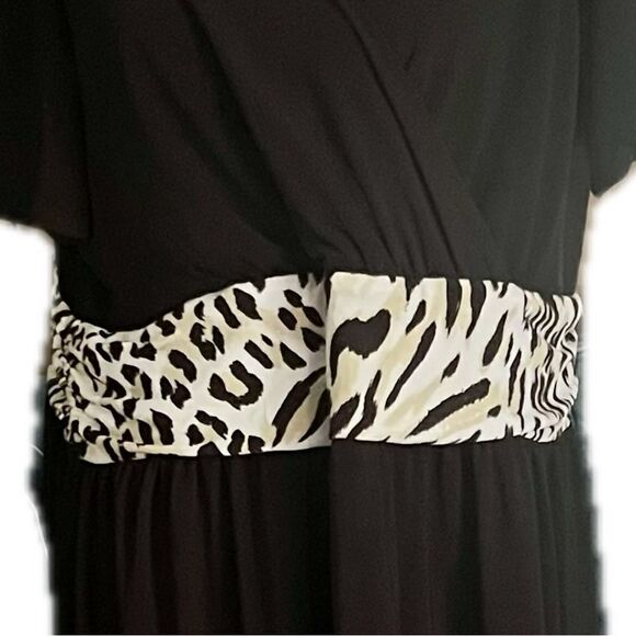 Nina Leonard, women’s size 1x short sleeve BoHo midi dress - Picture 3 of 7